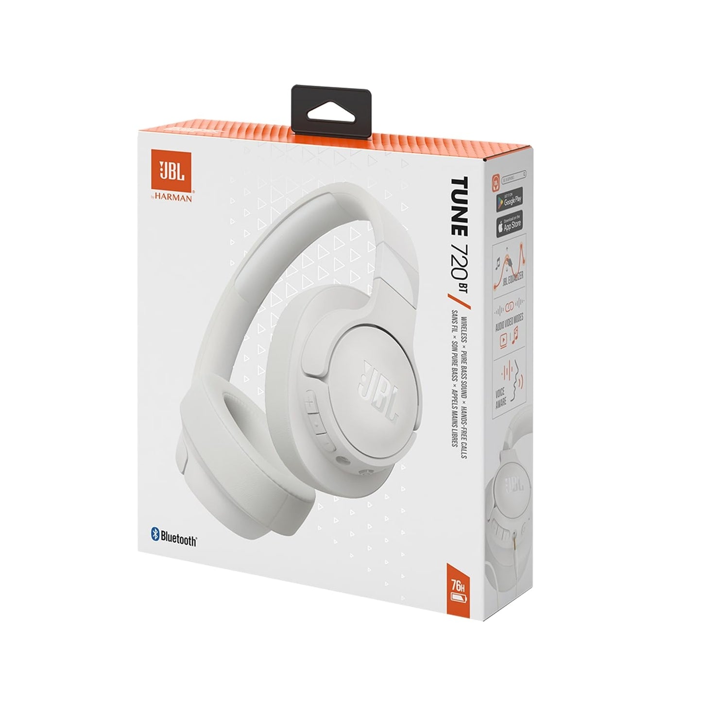 JBL Tune 720BT Kabellose On-Ear-Kopfhörer – JBL Pure Bass Sound, Bluetooth und geringes Gewicht – Bis zu 76 Stunden Musikwiedergabe – Schwarz