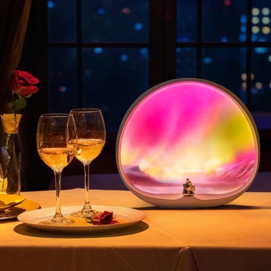 Sonnenuntergang Lampe Geschenk für Frauen Dekorative Beleuchtung für Wohnzimmer