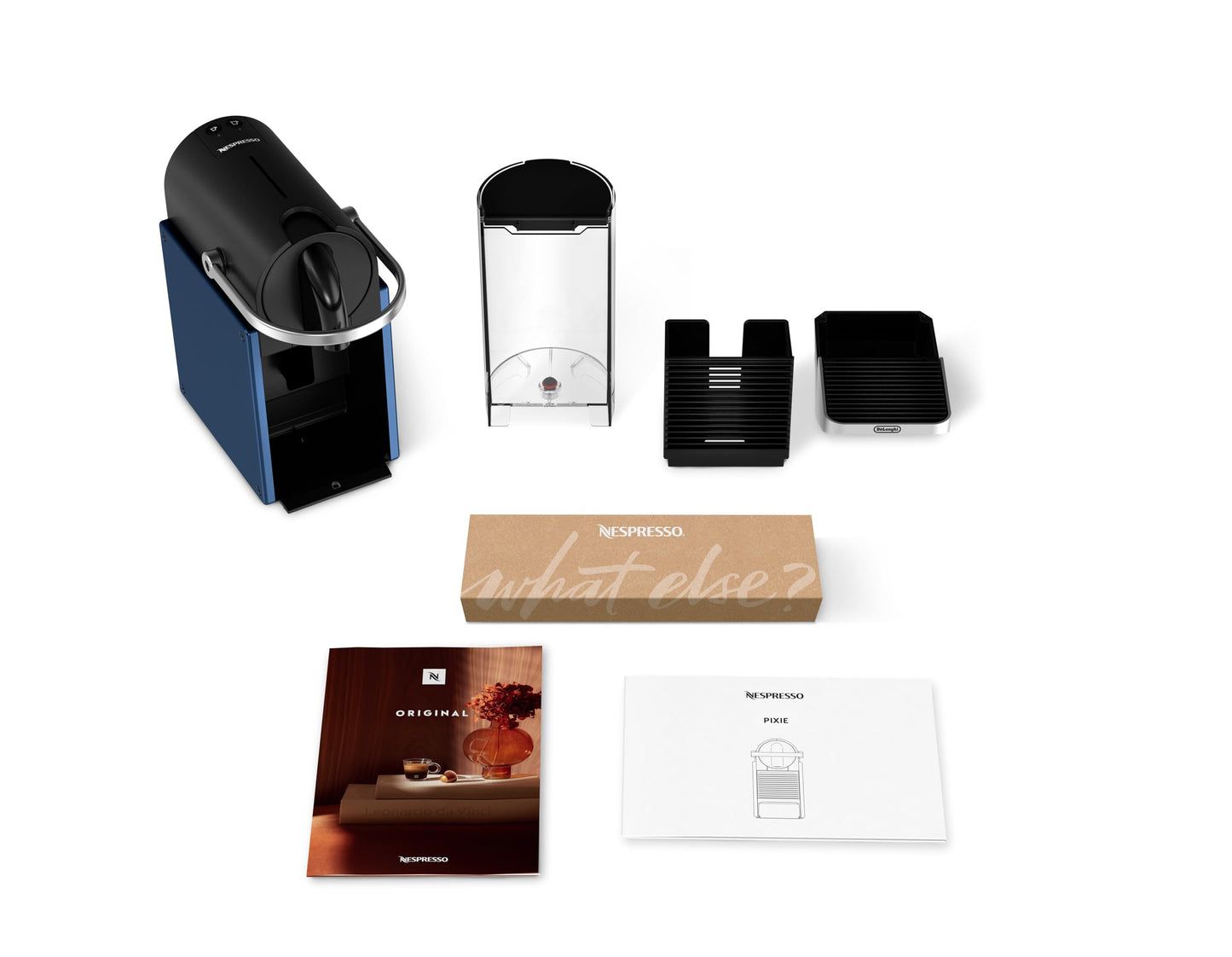 Nespresso De'Longhi Kapselmaschine, zwei Direktwahltasten, Eco-Modus, kompaktes Design, 19-Bar-Drucksystem