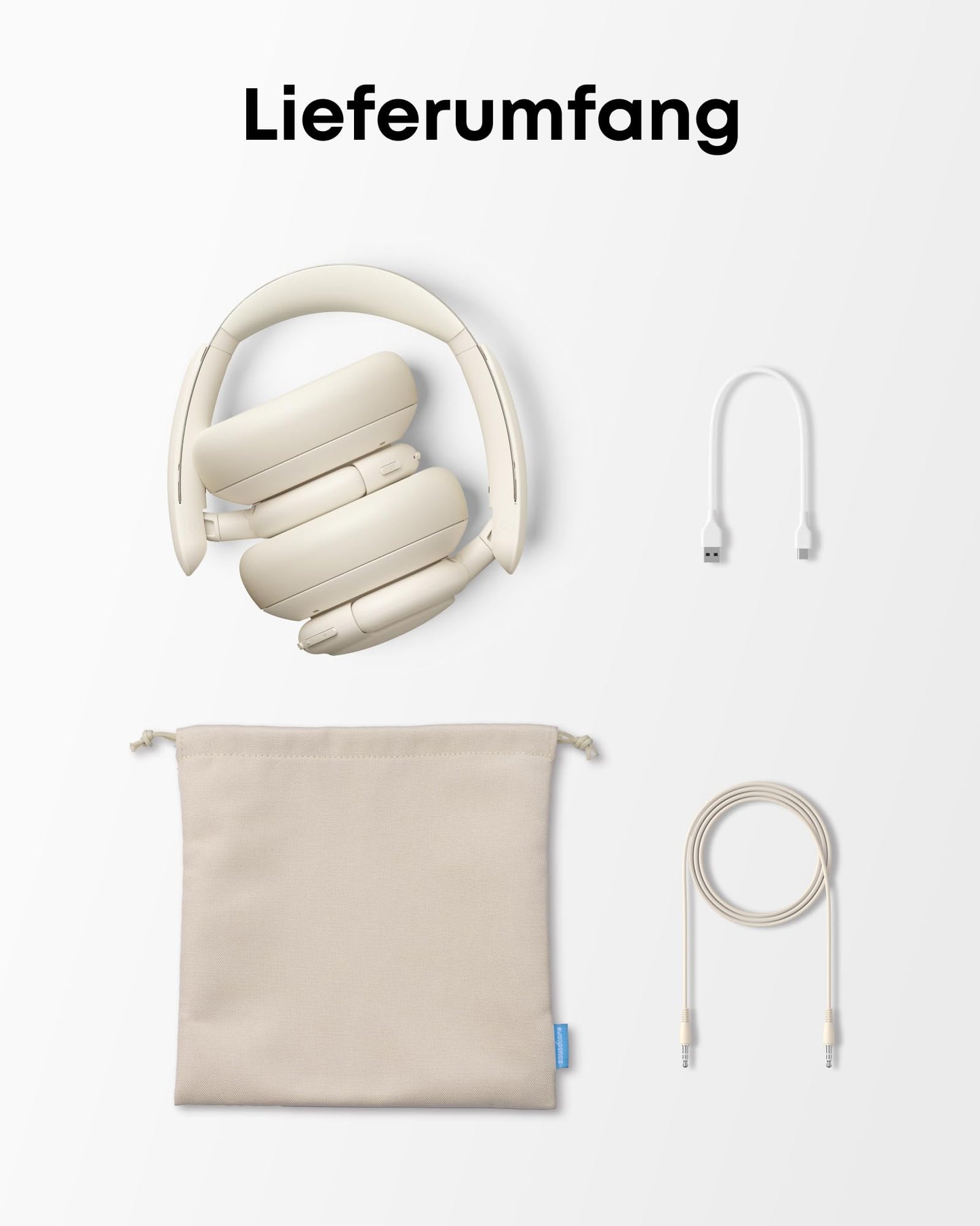 Anker Soundcore Q30 Bluetooth-Kopfhörer mit aktiver Geräuschisolierung, Hi-Res-Sound, 40 Stunden Akkulaufzeit, Schnellladefunktion, für Homeoffice