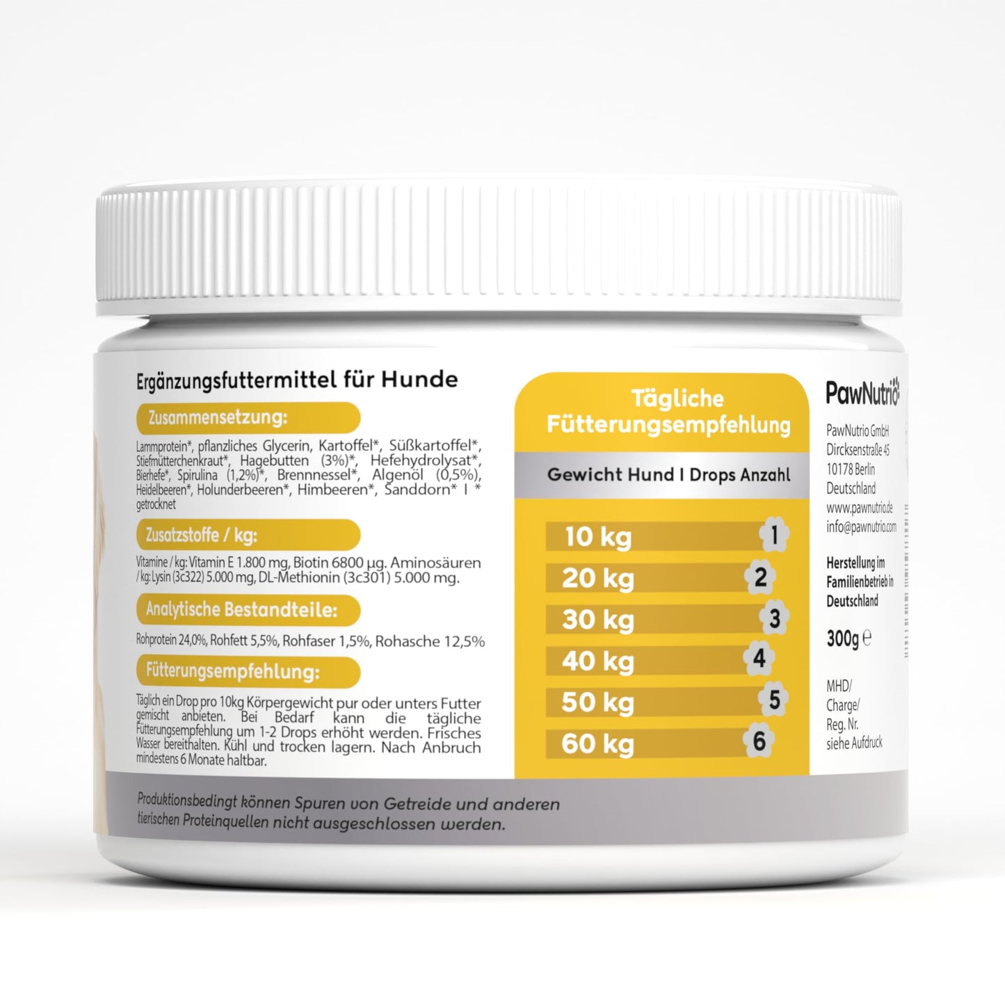 Haut- und Felltropfen mit Algenöl für Hunde, 100 % natürlich