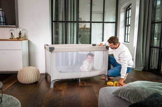 Kinderreisebett Dream N Play ab Geburt bis 15 kg, klein zusammenklappbar