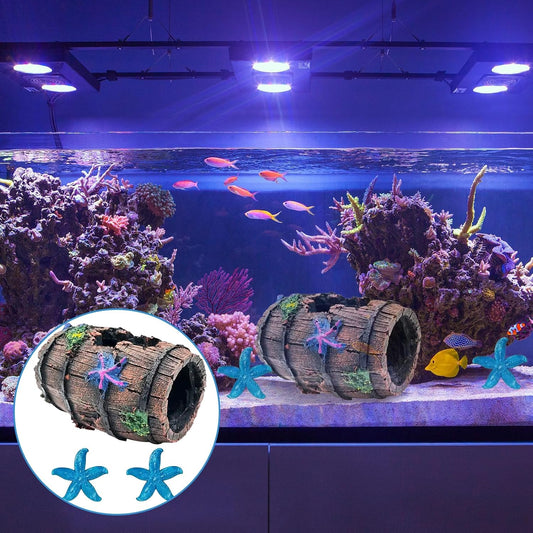 3-teiliges Aquarium-Dekorationsset, künstliche Moos-Aquariendekoration