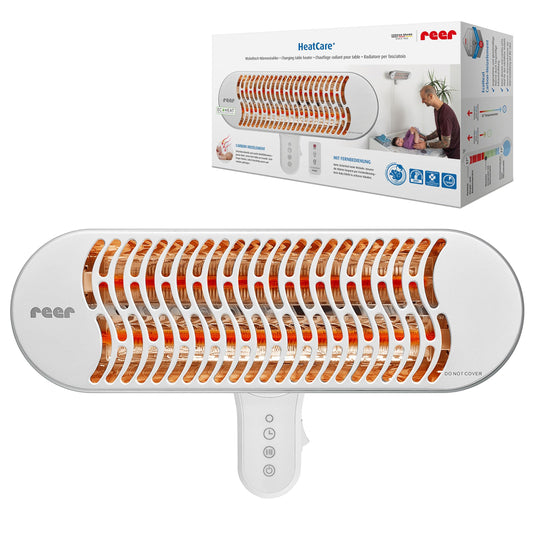 Heizstrahler – Wandheizgerät, 2 Heizstufen, Timer, nach medizinischen Standards geprüft