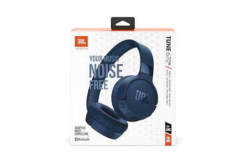 JBL Tune 670 NC - Kabellose On-Ear-Kopfhörer mit adaptiver Geräuschunterdrückung 