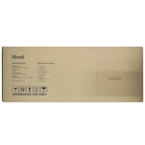 Akku Staubsauger -Levoit - Laufzeit für 75㎡ -4-in-1 Vacuum Cleaner - 99,9 Prozent Filterleistung