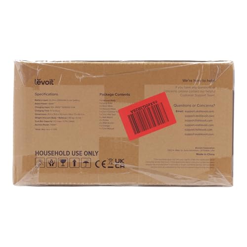 Akku Staubsauger -Levoit - Laufzeit für 75㎡ -4-in-1 Vacuum Cleaner - 99,9 Prozent Filterleistung