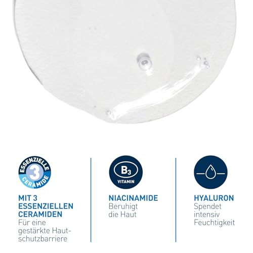CeraVe Schäumendes Reinigungsgel und Feuchtigkeitslotion, Mit Hyaluronsäure, Für Gesicht und Körper, Ohne Duftstoffe, Auch bei Neurodermitis und Allergien, 473 ml + 88 ml