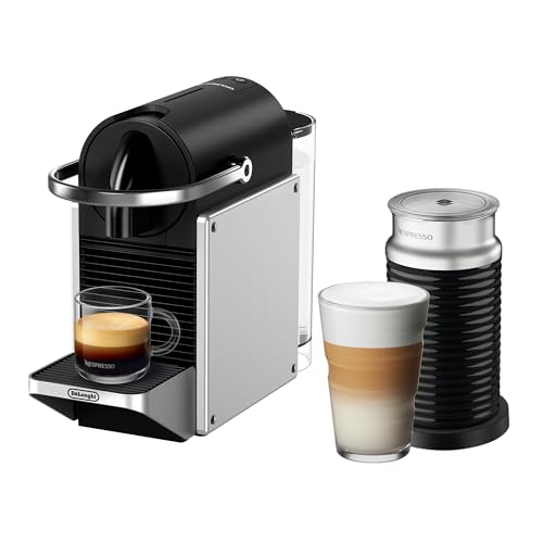 Nespresso De'Longhi Kapselmaschine, zwei Direktwahltasten, Eco-Modus, kompaktes Design, 19-Bar-Drucksystem 