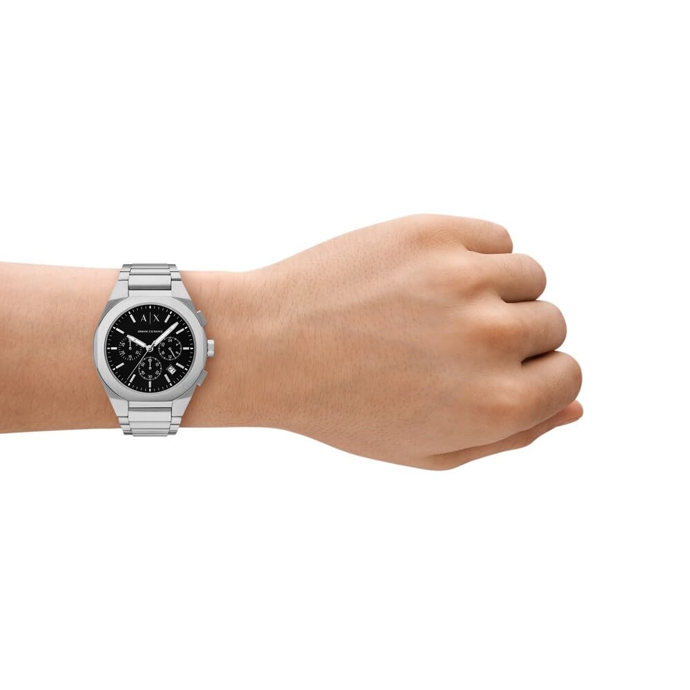 Armani Exchange Herrenuhr, Quarz-Chronographenwerk