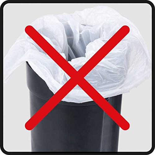 WENKO Leman Kosmetik-Treteimer, mattgold, 3 l – Kosmetik- und Abfalleimer mit Anti-Fingerprint-Beschichtung, Fassungsvermögen: 3 Liter, Edelstahl, 17 x 25 x 22,5 cm, gold 