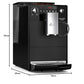 Melitta Latticia OT - Kaffeevollautomat mit Milchsystem, Kaffeemaschine mit Mahlwerk für z. B. Kaffee oder Cappuccino 