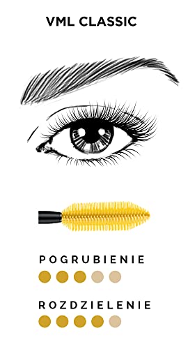 L'Oréal Paris Mascara, Wimperntusche für extra Definition und extra Volumen, Schwarz (Schwarz), 1 x 10,7 ml 