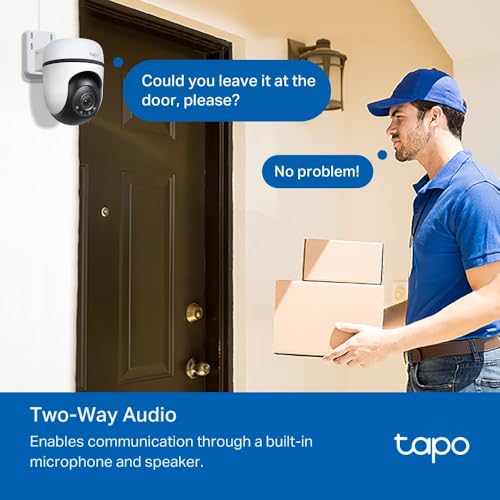 WLAN-Überwachungskamera Außen, 360° Sichtbereich, 1080p Auflösung, Bewegungserkennung, Nachtsicht bis zu 30 m 