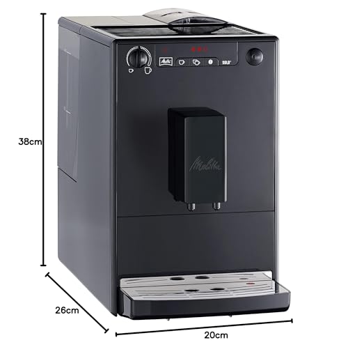 Melitta Kaffeemaschine Caffeo Solo E950 Slim, vollautomatisch mit Vorbrühfunktion und 15-bar-LED-Anzeige 