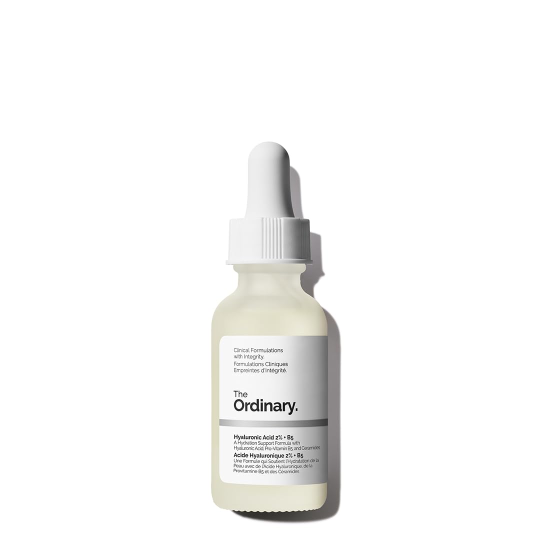 The Ordinary Hyaluronic Acid 2% + B5 (mit Ceramiden), Tiefenwirksames Hydratationsserum für vitalere, glattere Haut, 30ml 