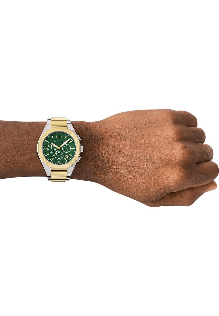 Armani Exchange Herrenuhr, Quarz-Chronographenwerk