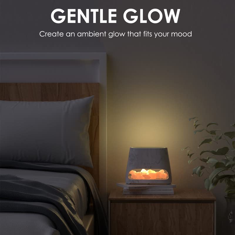 2-in-1 Aroma-Diffusor &amp; Salz-Serie Pakistan Light, Flammeneffekt für ätherische Öle, Luftbefeuchter mit 3 Helligkeitsstufen, 150 ml