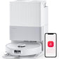 Aspirateur robot Roborock Qrevo Edge avec fonction serpillière, nettoyage des bords, serpillière chauffante, eau chaude à 75 °C 