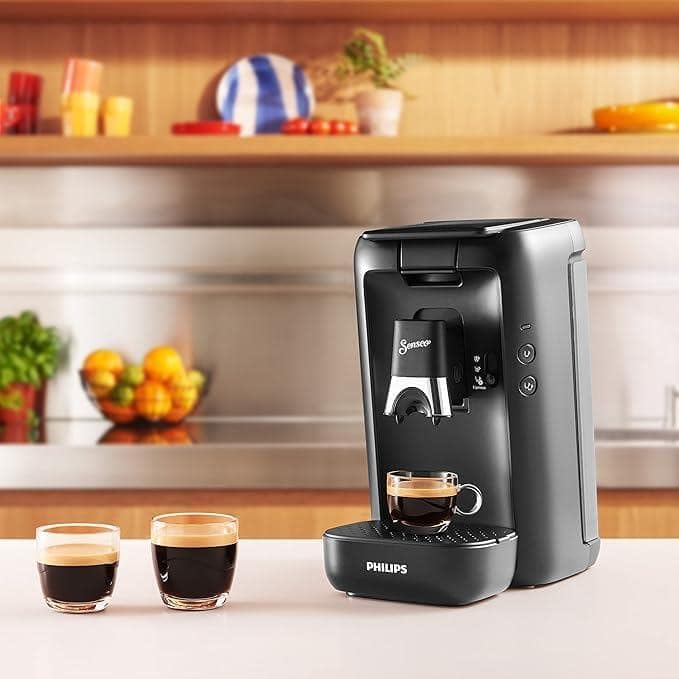 Philips Senseo Maestro Kapselmaschine – Hochwertiger Espresso, umweltfreundliches Design, 1,2-Liter-Wassertank 