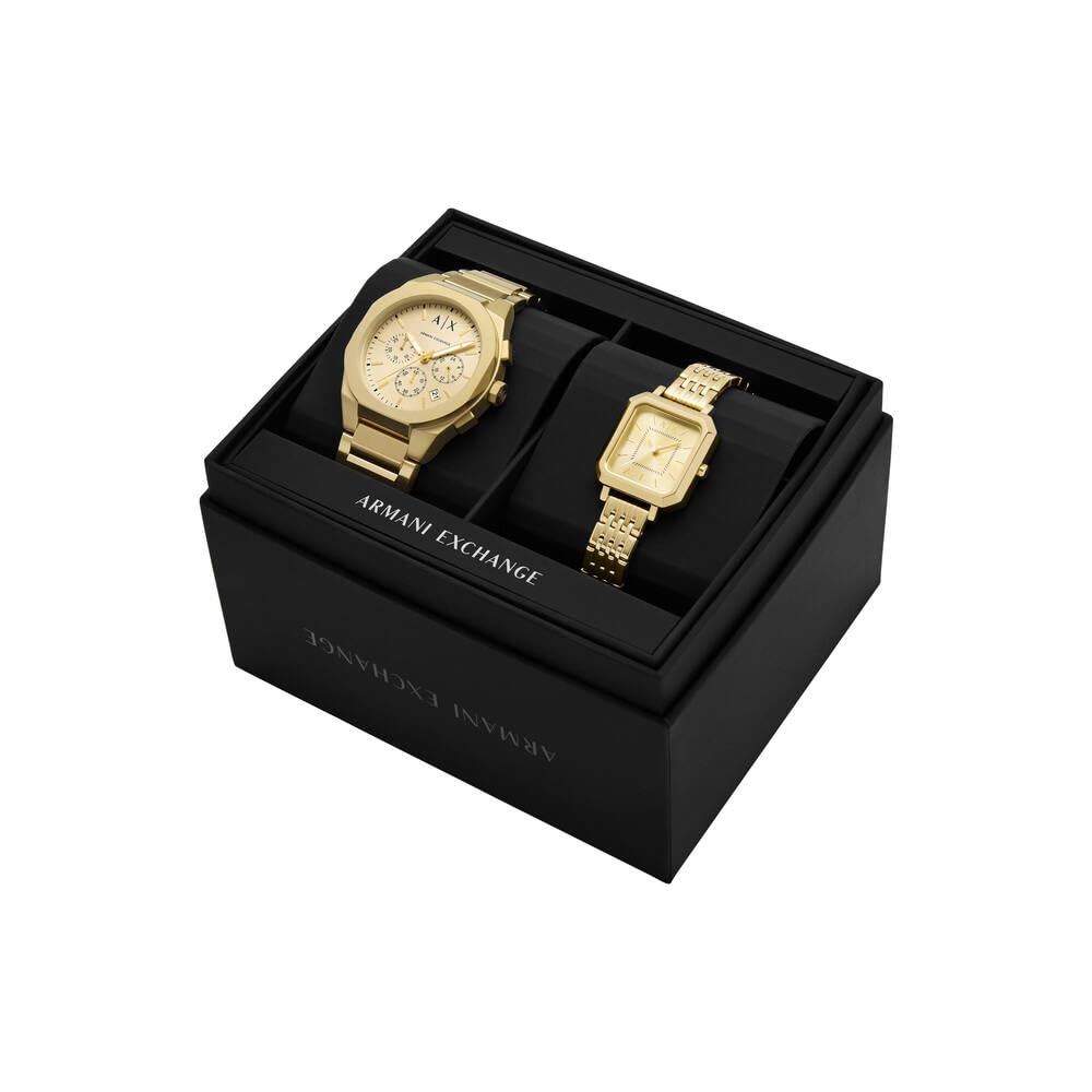 Armani Exchange Herrenuhr, Quarz-Chronographenwerk