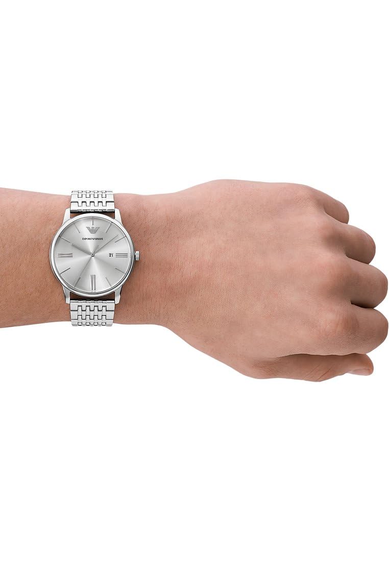 Emporio Armani Watch for Men, Quartz Three Hand Date Movement