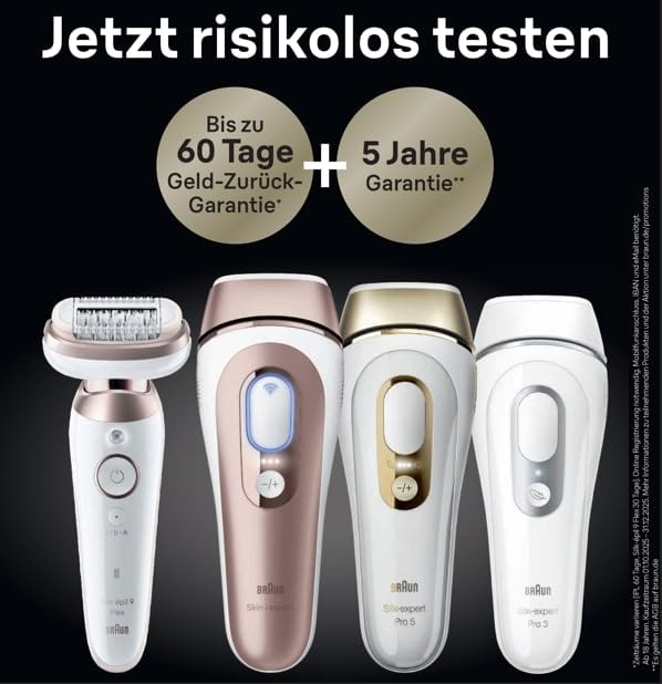 Braun Smart IPL 7 Skin i·expert – IPL Geräte Haarentfernung, Dauerhafte und Schmerzfreie Haarentfernung für Zuhause