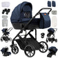 Reenborn 3-in-1 Kinderwagen, Buggy mit zwei umkehrbaren Schiebemodi, Kinderwagen mit Gestell aus Aluminiumlegierung, Babywagen, 3-in-1 Komplettset mit Ein-Klick-Faltmechanismus 