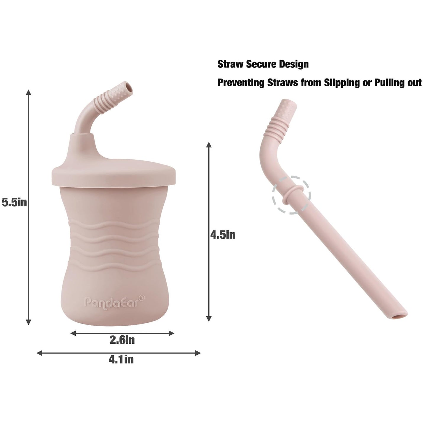 PandaEar Silikon Baby Geschirrset | 9-teiliges Kinder Geschirrset #