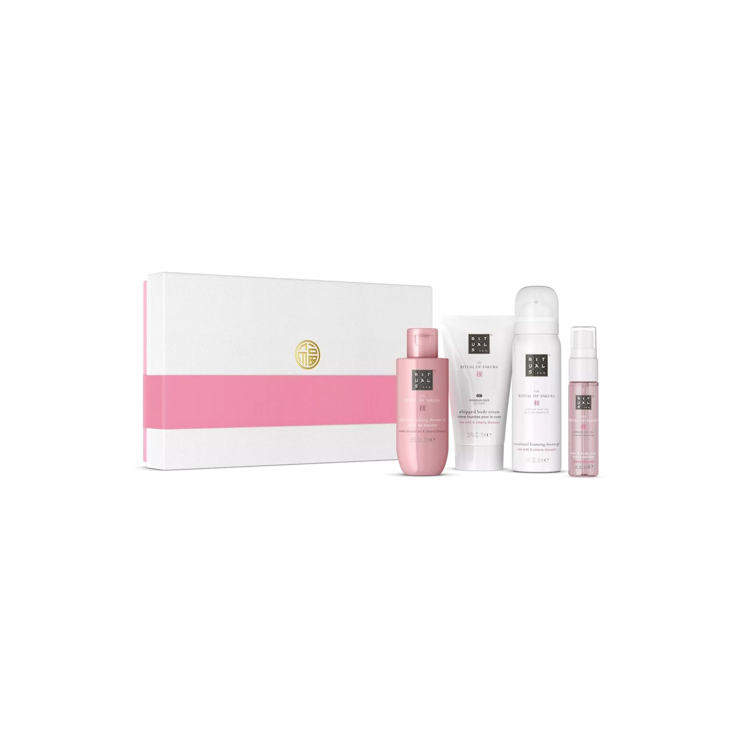 RITUALS The Ritual of Sakura Medium Gift Set - Four Skin Care Products with Cherry Blossom and Rice Milk