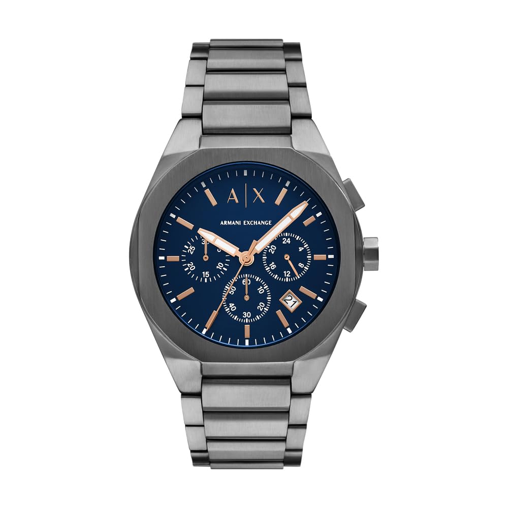 Armani Exchange Herrenuhr, Quarz-Chronographenwerk
