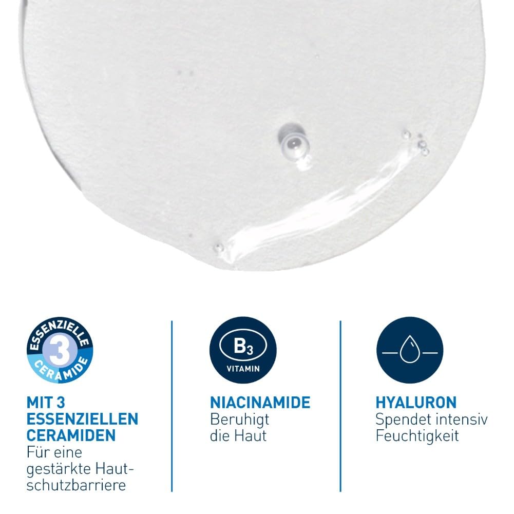 CeraVe Schäumendes Reinigungsgel und Feuchtigkeitslotion, Mit Hyaluronsäure, Für Gesicht und Körper, Ohne Duftstoffe, Auch bei Neurodermitis und Allergien, 473 ml + 88 ml