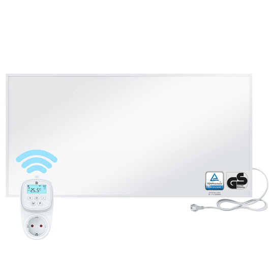 BR Bringer Infrarotheizung, 600 Watt, elektrische Infrarotheizung, energiesparend, TÜV GS-geprüft, deutsche Qualitätsmarke 