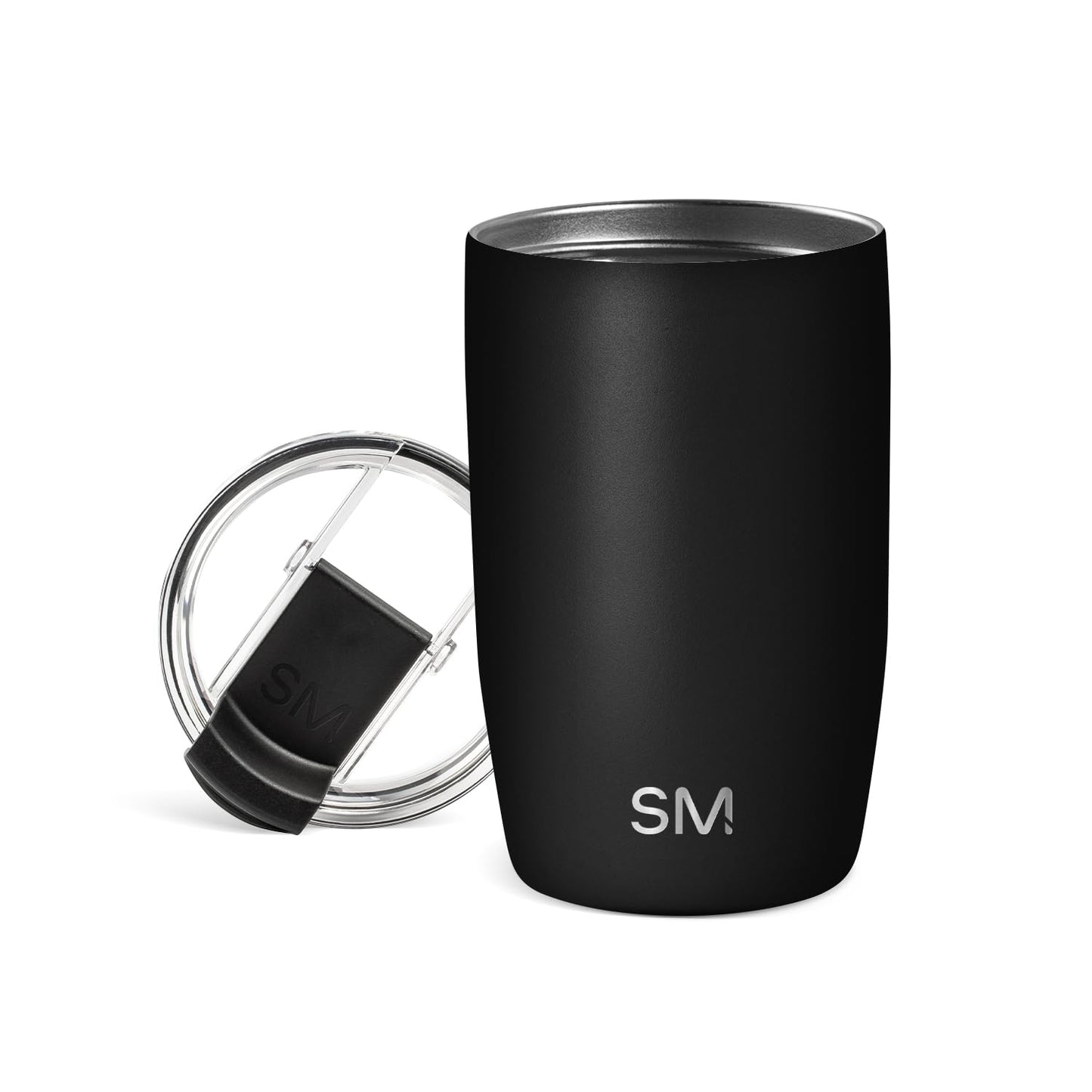 Simple Modern Thermobecher Kaffeebecher to go mit Klappdeckel | Isolierter Edelstahl-Kaffeebecher