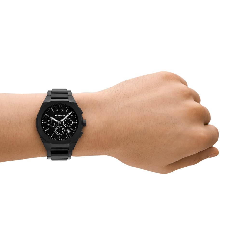 Armani Exchange Herrenuhr, Quarz-Chronographenwerk