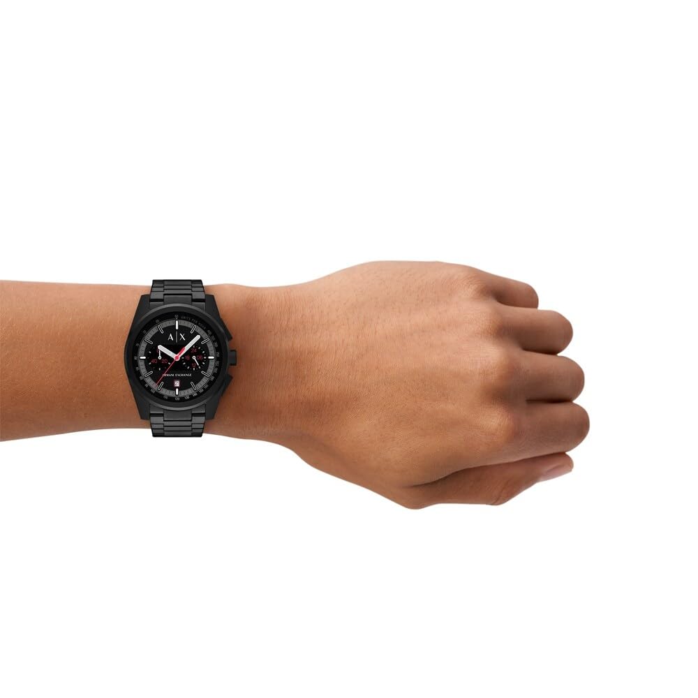 Armani Exchange Herrenuhr, Quarz-Chronographenwerk