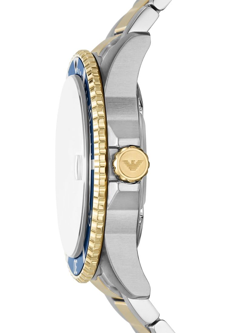 Emporio Armani Watch for Men, Quartz Three Hand Date Movement