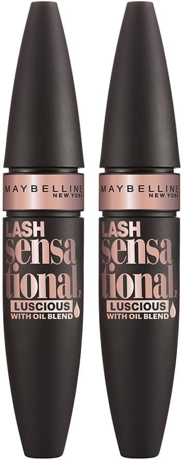 Maybelline New York Mascara für Volumen und Definition, Lash Sensational, Intensives Schwarz, 9,5 ml 