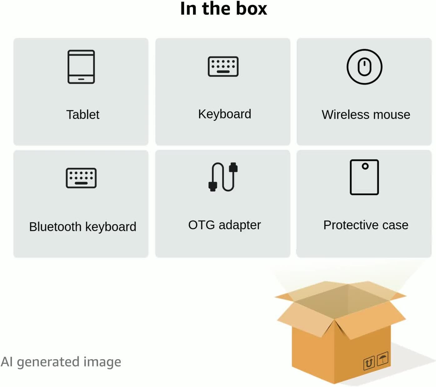 Tablet 10 Zoll Android 14, 22GB RAM 128GB ROM/TF 1TB, Octa-Core Prozessor, 8000mAh, BT5.0, 8MP+5MP, Dual WLAN, Face ID, Widevine L1, Augenschutz, Tablet mit Tastatur &amp; Maus Metallkörper-Schwarz 