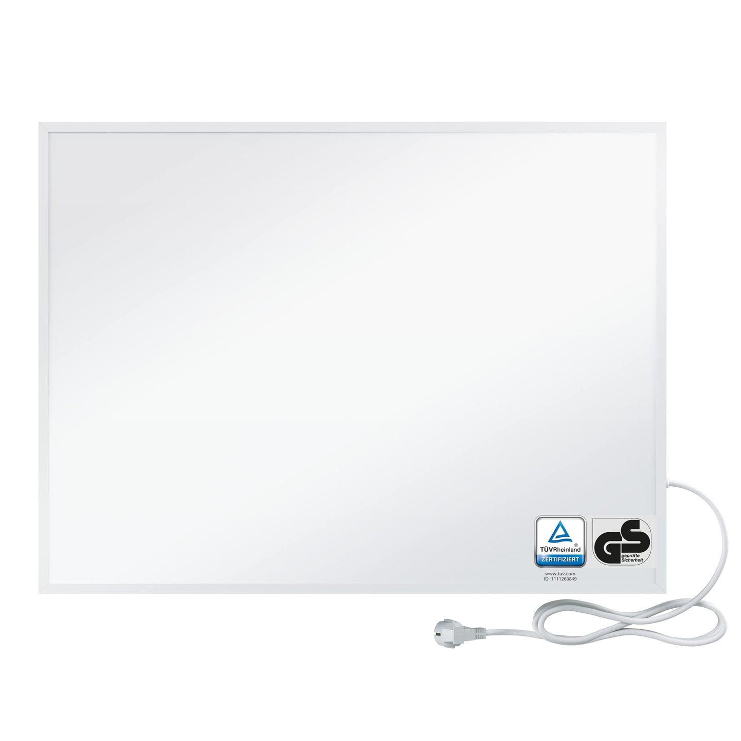 BR Bringer Infrarotheizung, 600 Watt, elektrische Infrarotheizung, energiesparend, TÜV GS-geprüft, deutsche Qualitätsmarke 