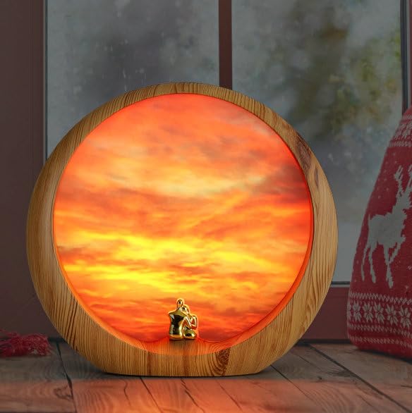 Sonnenuntergang Lampe Geschenk für Frauen Dekorative Beleuchtung für Wohnzimmer 