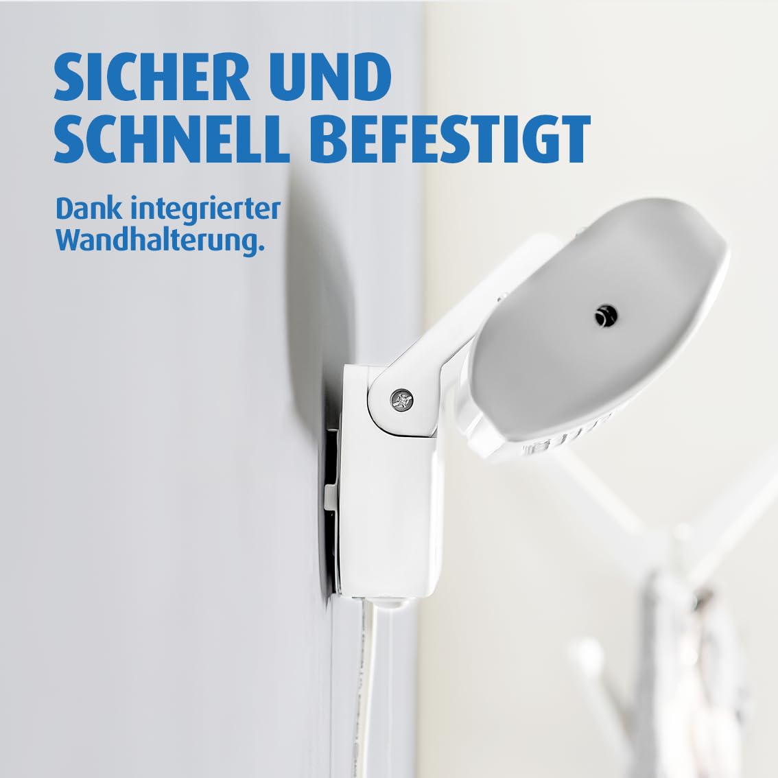 Heizstrahler – Wandheizgerät, 2 Heizstufen, Timer, nach medizinischen Standards geprüft 