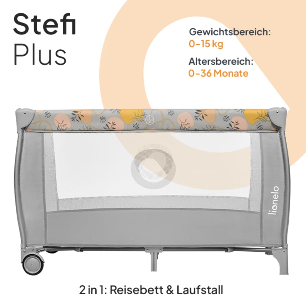 Reisebett bis 15 kg Babybett Kinderreisebett mit Matratze Seitlicher Eingang mit Reißverschluss 