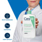 CeraVe Schäumendes Reinigungsgel und Feuchtigkeitslotion, Mit Hyaluronsäure, Für Gesicht und Körper, Ohne Duftstoffe, Auch bei Neurodermitis und Allergien, 473 ml + 88 ml