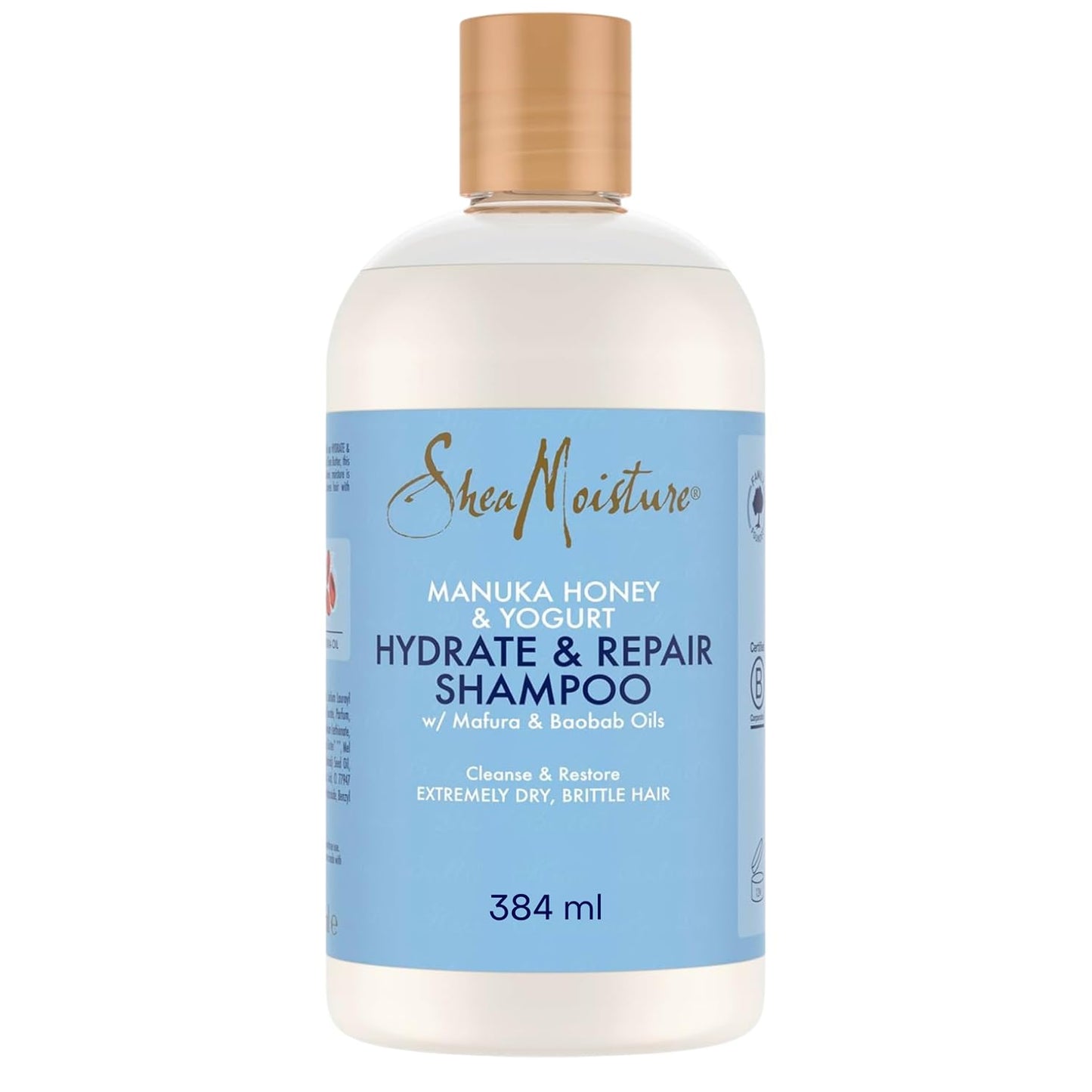 SheaMoisture Manuka Honey & Yoghurt Hair Mask, Hydrate + Repair Protein Power Treatment