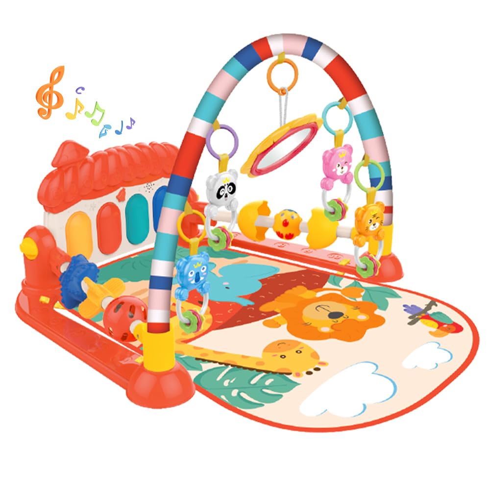 Eners Baby Spielbogen Baby Spieldecke mit Musik &amp; Lichtern 
