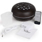 Aroma Diffuser Luftbefeuchter 550ml mit Fernbedienung, Ultraschall Vernebler Duftlampe Öl Diffusor mit 7 Farben LED 