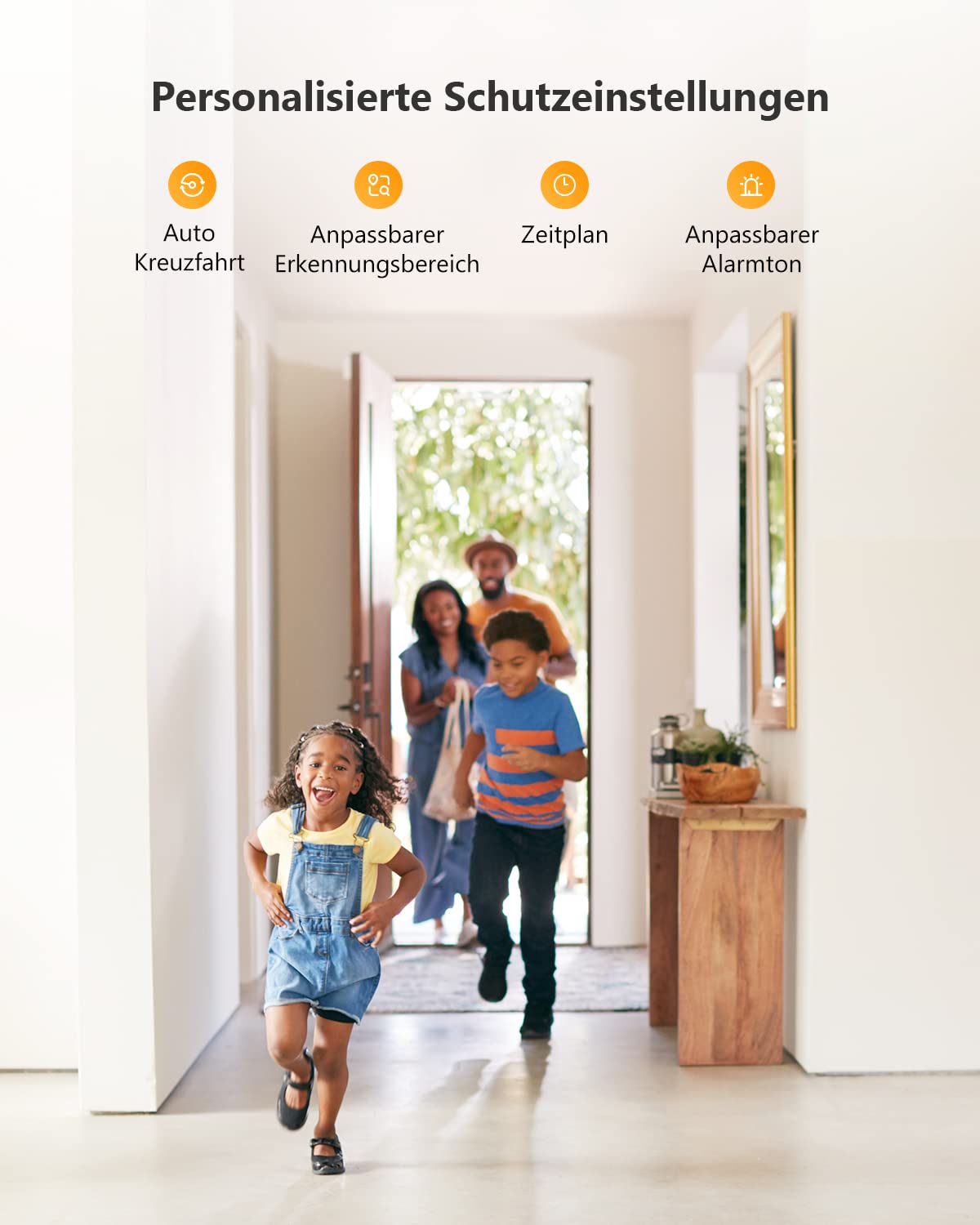 2K Überwachungskamera Innen 355°/70°, 3MP WLAN Kamera Innen 