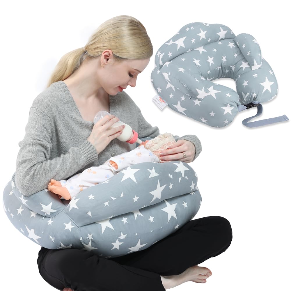 Chilling Home 2-in-1 Nursing Pillow, XXL Pregnancy Pillow, Side Sleeper Pillow for Baby, Pregnancy Pillow