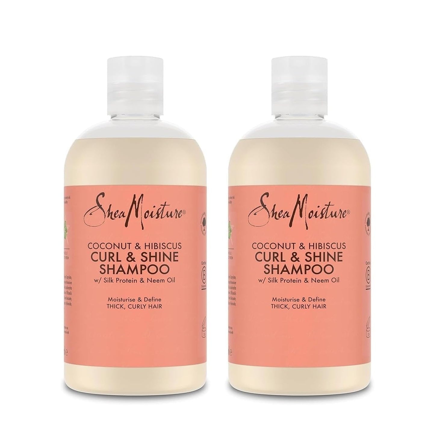 Shea Moisture Coconut & Hibiscus Curl Enhancing Smoothie- Curl Cream for Defined Shiny Curls